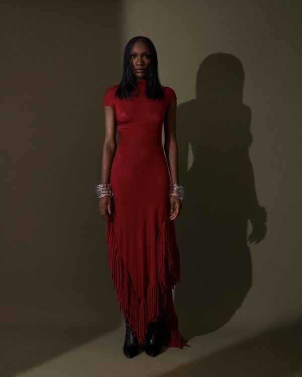 Red Spiral Dress